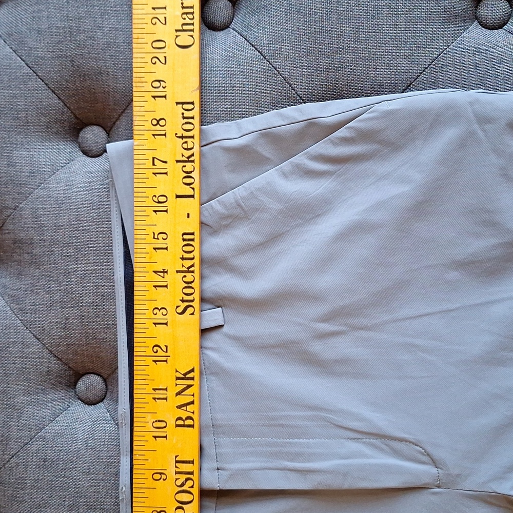 NWT Gray Flat Front Golf Pants Size 36 W 33 L - Picture 5 of 7
